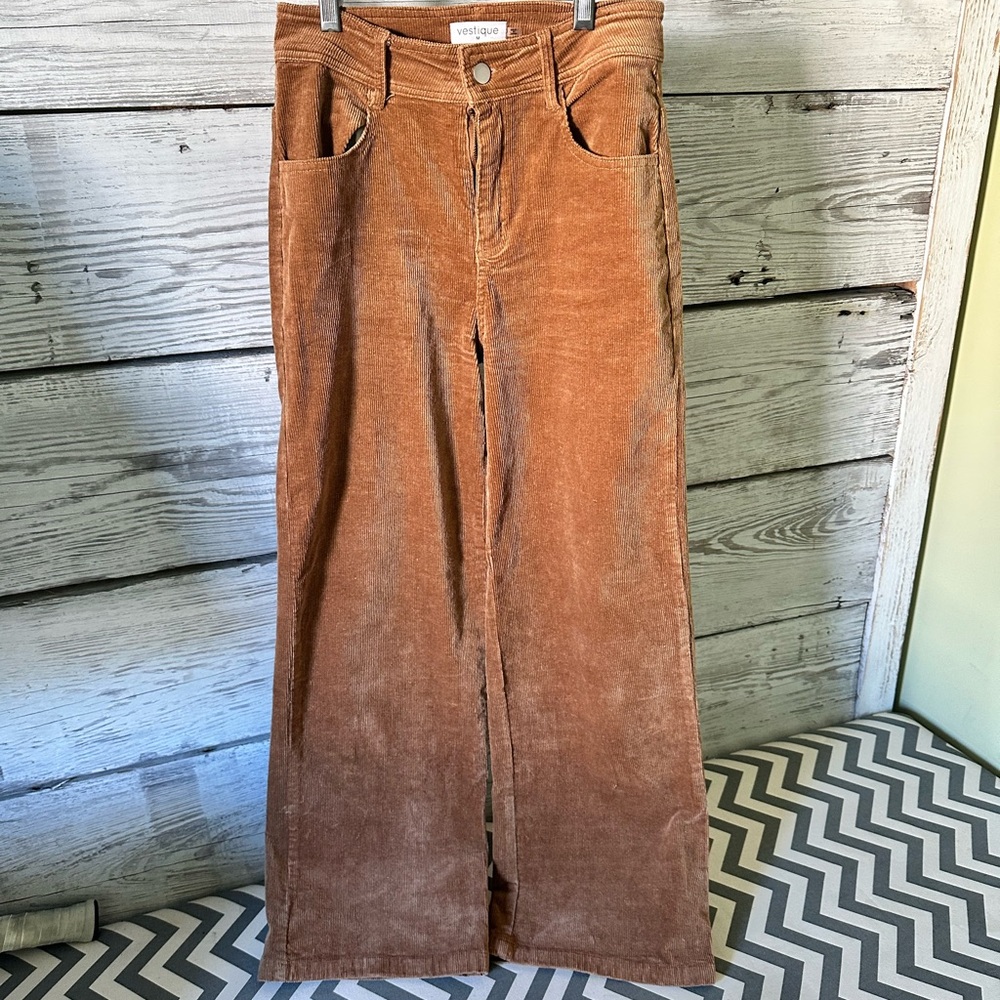 Vestique Tan Corduroy Pants